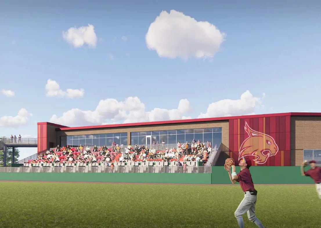 Rendering of players on the field